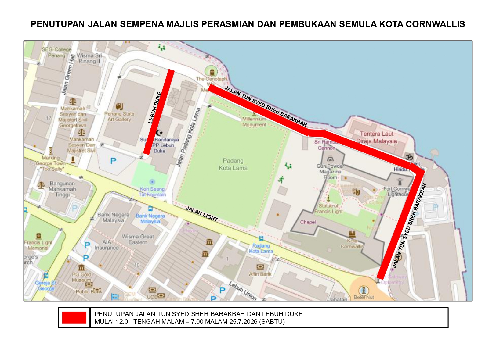 260725 MAJLIS PERASMIAN DAN PEMBUKAAN SEMULA KOTA CORNWALLIS page 0001