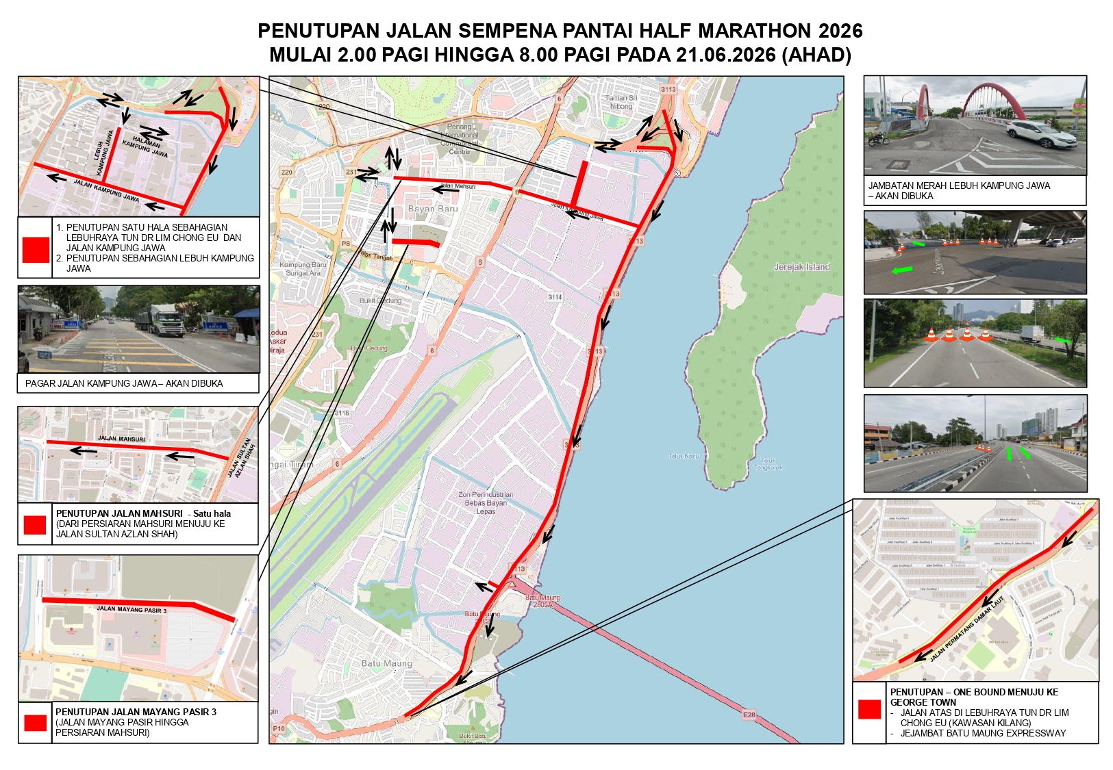 Latest 2026 JUN  PENUTUPAN JALAN SEMPENA PANTAI HALF MARATHON 2026   ACTIFE STYLE PANTAI page 0001