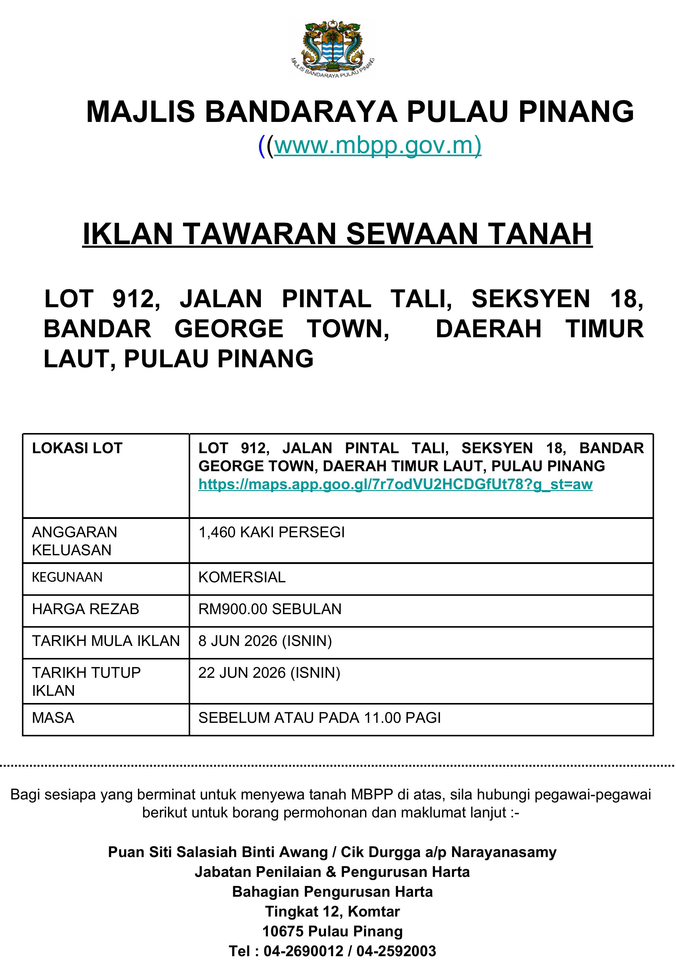 IKLAN  SEBAHAGIAN LOT 912 images 0